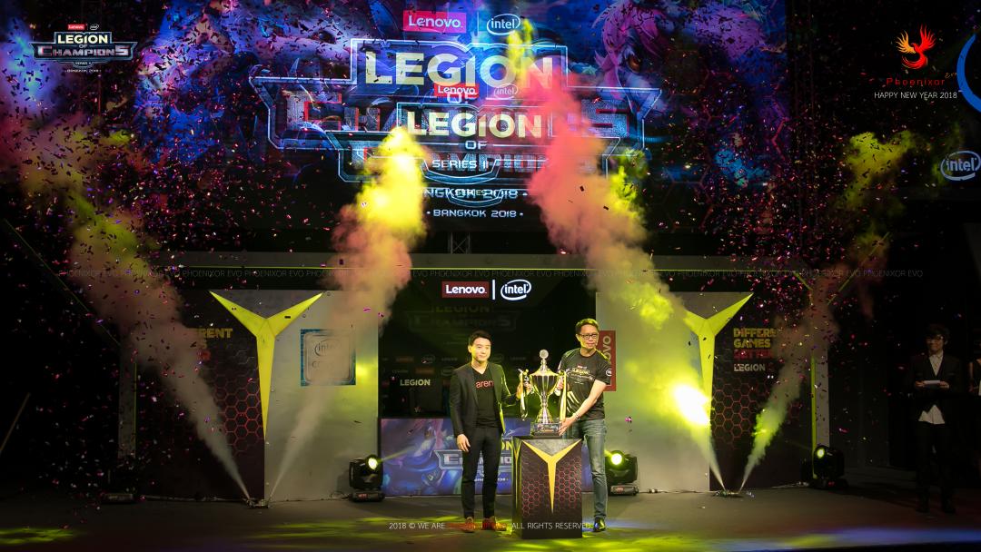 Lenovo ประกาศเป็นเจ้าภาพจัดงานมหกรรมการแข่งขันกีฬา E-Sport LEGION OF CHAMPIONS SERIES II ศึกรอบชิงชนะเลิศครั้งยิ่งใหญ่แห่งปี 2018